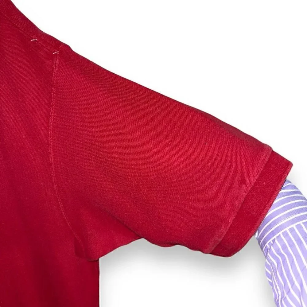 90s Chaps Ralph Lauren Ralph Red Pique Polo Shirt Size 2XLT